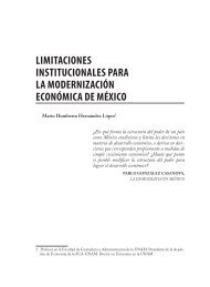 Limitaciones institucionales al desarrollo - PÃ¡ginas Personales UNAM