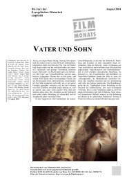 VATER UND SOHN - Film des Monats