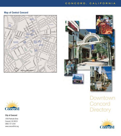 Downtown Concord Directory - City of Concord