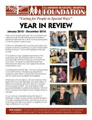 Year in review - Ellsworth Municipal Hospital