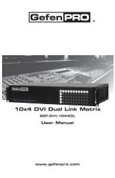 10x4 DVI Dual Link Matrix - Gefen