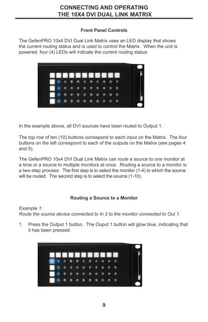 10x4 DVI Dual Link Matrix - Gefen