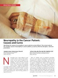 Neuropathy in the Cancer Patient: Causes and ... - Dr. Jeffrey Fudin