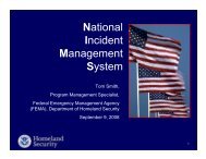 National Incident Management System - Readiness and Emergency ...