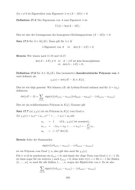 Vorlesungsskript - Mathematik
