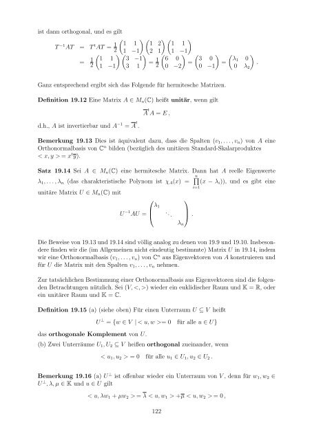 Vorlesungsskript - Mathematik