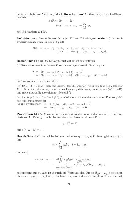 Vorlesungsskript - Mathematik