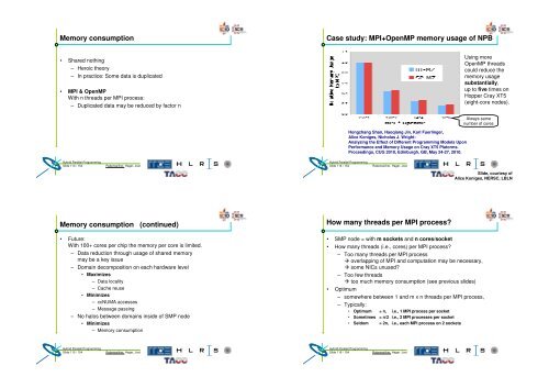 Hybrid MPI and OpenMP programming tutorial - Prace Training Portal