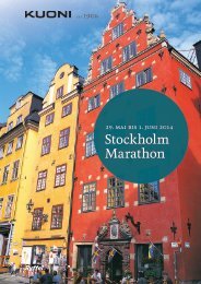 Stockholm Marathon 2014 - Kuoni Reisen