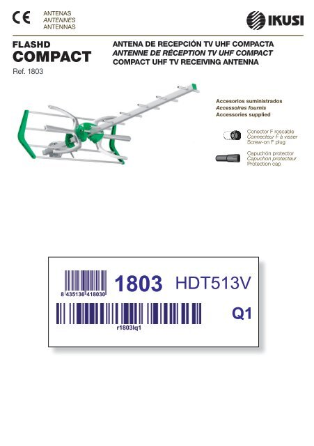 IKUSI Manual IK-HDT513V - Vaag.es