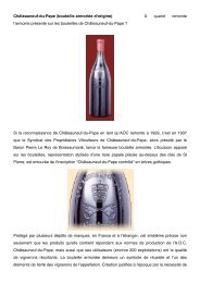 Châteauneuf-du-Pape (bouteille armoriée d'origine) À ... - Cave SA
