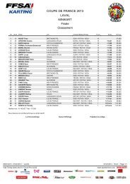 COUPE DE FRANCE 2013 LAVAL - Kart Mag