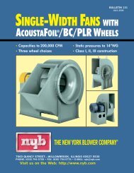 ACOUSTAFOILÂ®/BC/PLR WHEELS - New York Blower