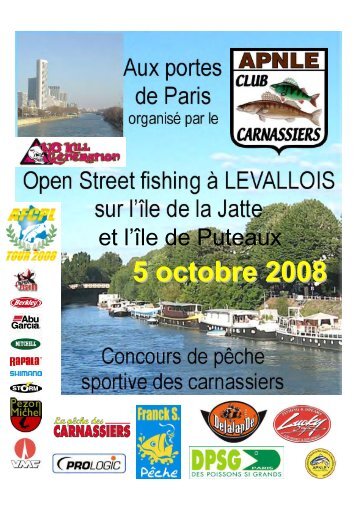 Open street fishing AFCPL APNLE de Paris - Club Carnassiers ...