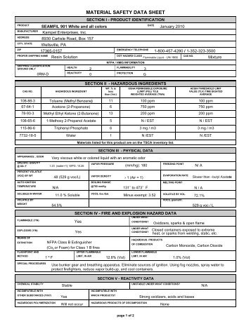 Kampel Seamfil msds.pdf - The Cronin Company