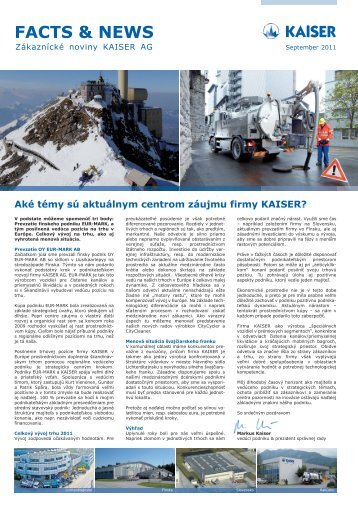 FACTS & NEWS - Kaiser AG