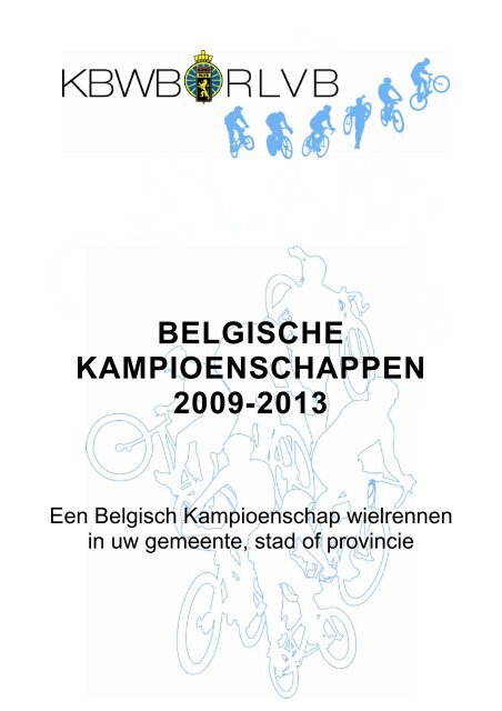 BELGISCHE KAMPIOENSCHAPPEN 2009-2013 - Kbwb