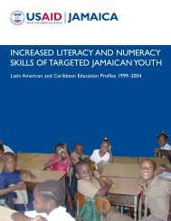 Increased Literacy and Numeracy Skills of Targeted Jamaican Youth