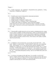Chapters 1 to 13 solutions - WH Freeman