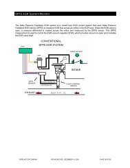 2003 MY OBD-II System Operation Summary - Ford Mustang