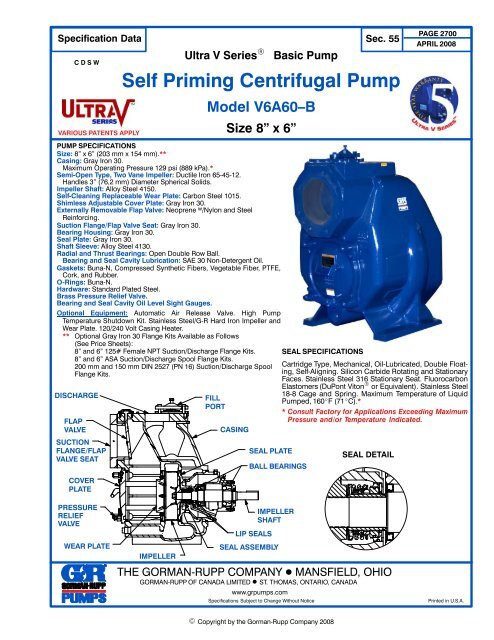 Self Priming Centrifugal Pump