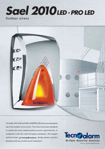 Sael 2010 LED - PRO LED - Tecnoalarm