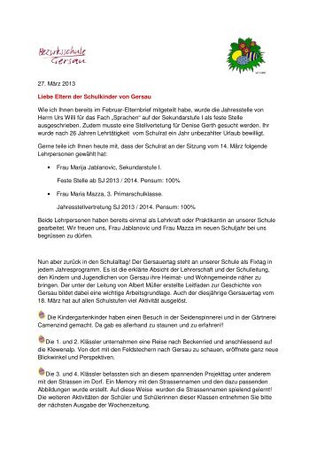 Elternbrief vom 27. MÃ¤rz 2013 - Bezirksschule Gersau