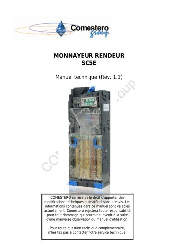 MONNAYEUR RENDEUR SC5E - Comesterogroup