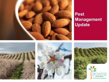 Pest Management Update - Almond Board of California