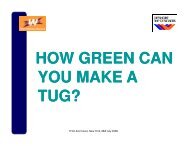 how green can you make a you make a tug? - Faster Freight ...