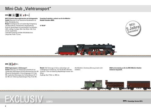 Sommer-Neuheiten 2013 - Menzels Lokschuppen