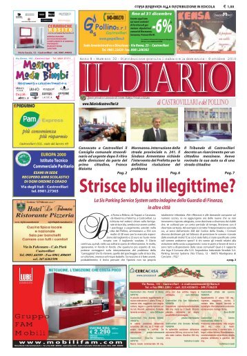 Strisce blu illegittime? - Il Diario di Castrovillari