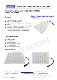 Everlight Light Engine Single Channel 120B Series ... - Everlight.com