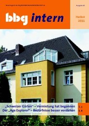 bbg intern 60 - Berliner Baugenossenschaft eG