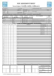 Assessment Sheet for WSFR, RR or NR Standards - World Squash ...