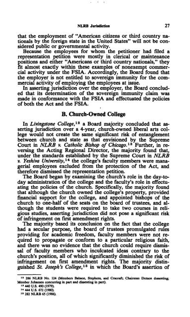 Operations In Fiscal Year 1988 - National Labor Relations Board