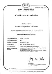 Intertek Testing Services Taiwan Ltd., ISO/IEC 17025:2005 ... - Maxim