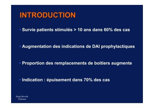 Le remplacement du pacemaker et du dÃ©fibrillateur