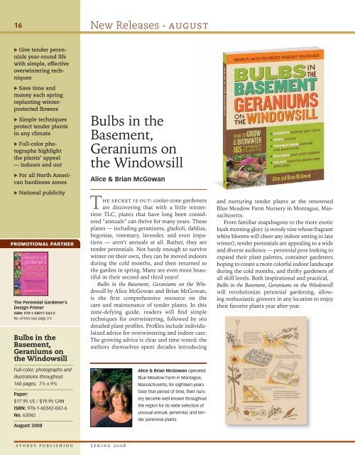 Books for Country Living â€¢ Spring 2008 - Workman Publishing
