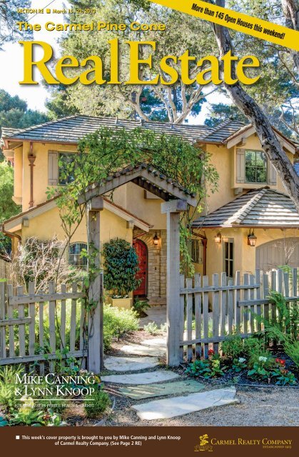 Carmel Pine Cone, March 15, 2013 (real estate) - The Carmel Pine ...