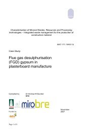 Flue gas desulphurisation (FGD) gypsum in ... - SMARTWaste