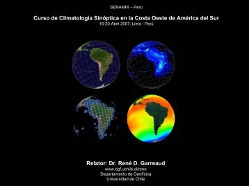 Diapositiva 1 - Departamento de Geofísica - Universidad de Chile