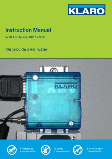 Instruction Manual - KLARO GmbH