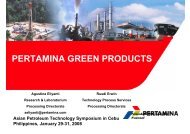 PERTAMINA GREEN PRODUCTS