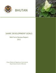 BHUTAN - Gross National Happiness Commission