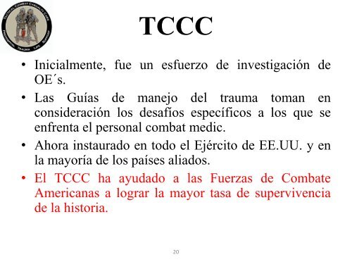 Introduccion al TCCC 0203PP01 Intro to TCCC 120917