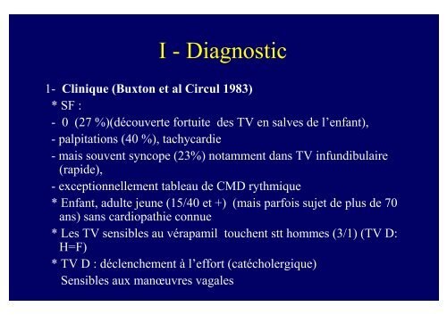 TV idiopathiques