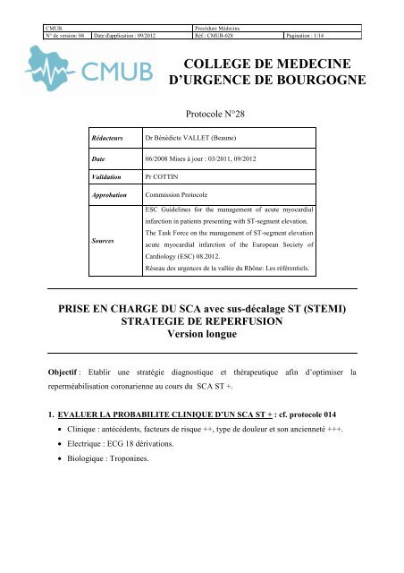 STEMI - CMUB