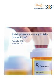 Retail pharmacy â ready to take its medicine? - KordaMentha