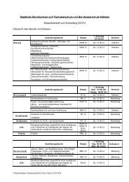 Staatliche Berufsschule und Fachoberschule und Berufsoberschule ...